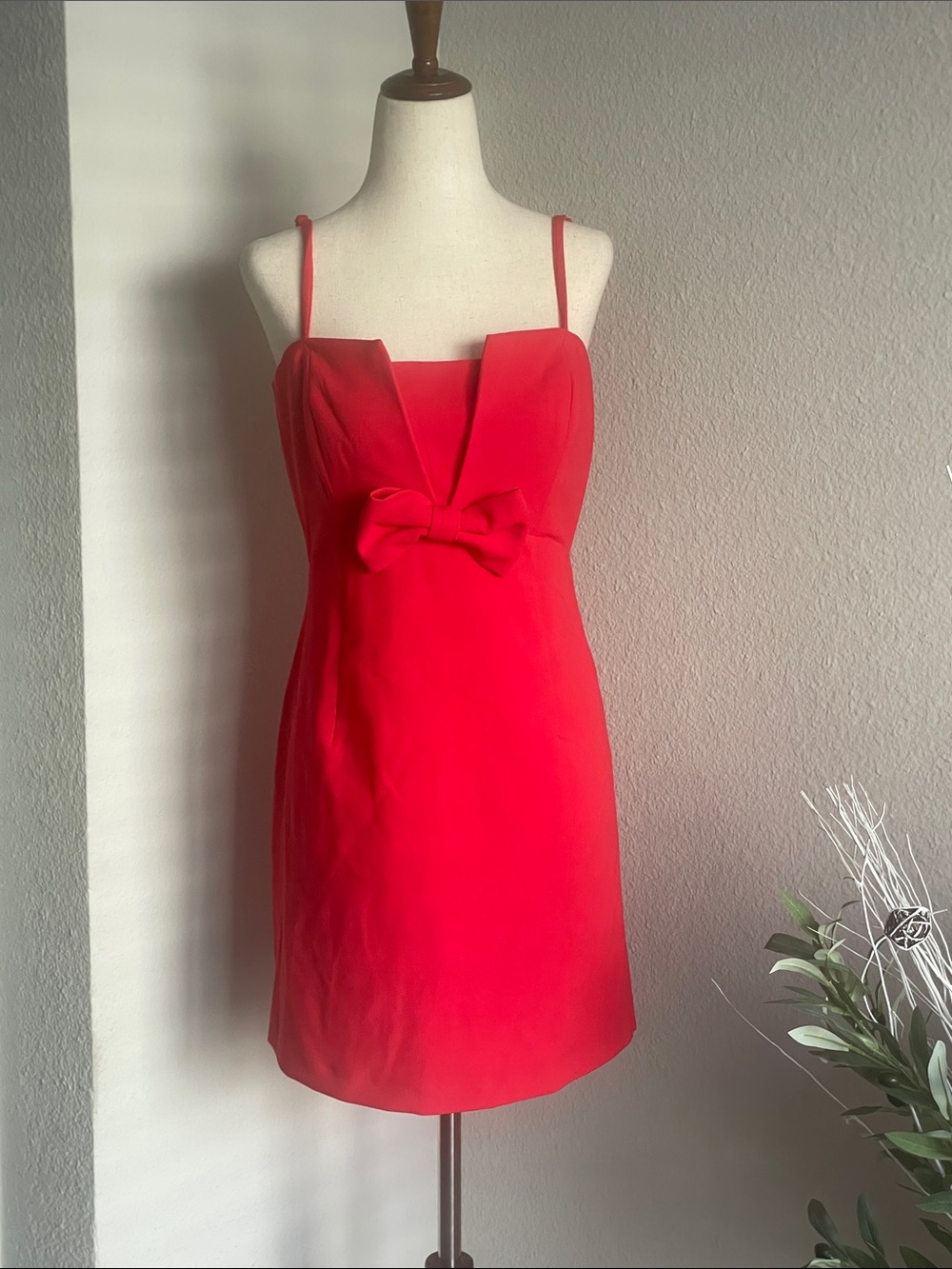 French Connection Whisper Twist Strapless Mini Dress.